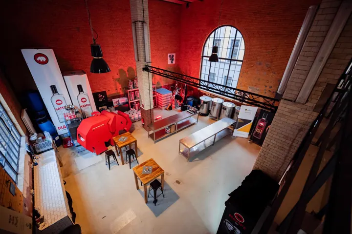 Halle der Mampe Schnapsmanufaktur in Berlin-Kreuzberg