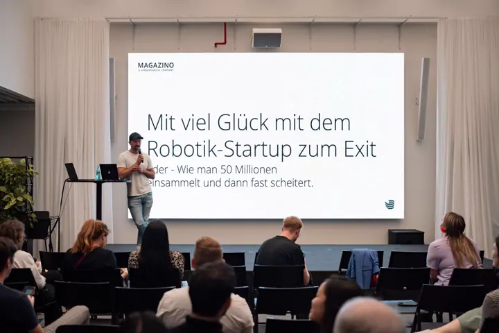 Keynote über den Exit eines Robotik-Startups